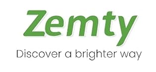 zemty LED Black Ceiling Lamp Flushmount 3 Color Temperature