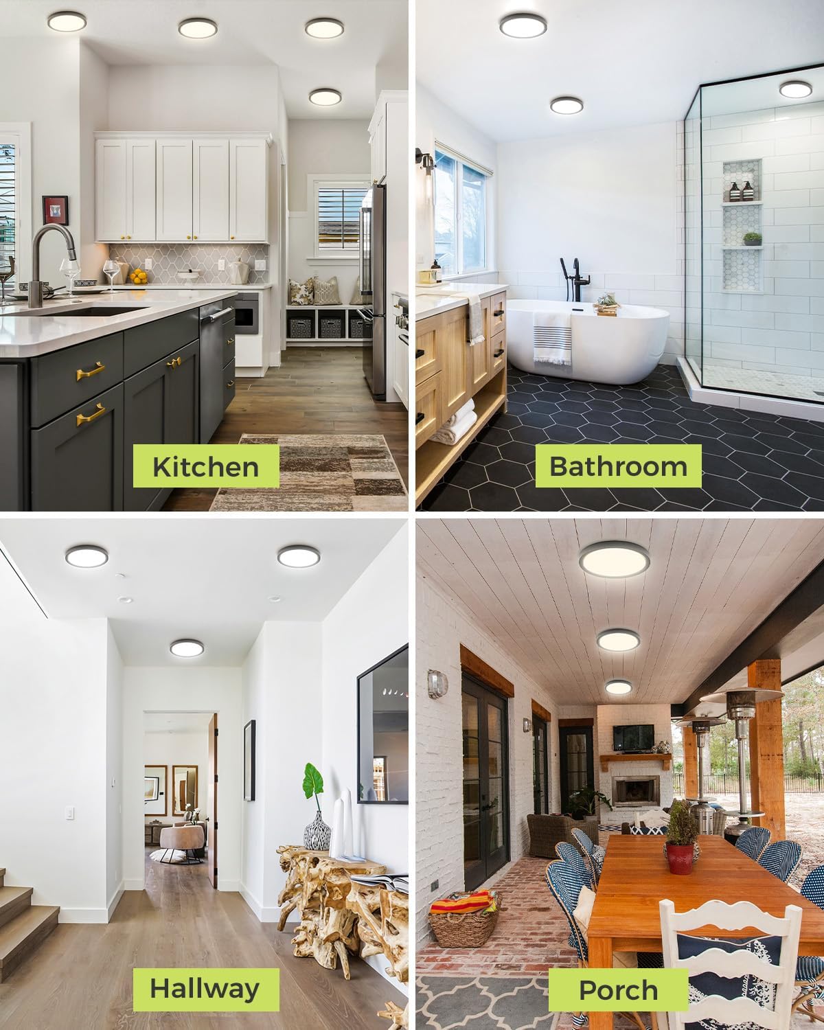 12PACK Ceiling Light Selectable-7.5"