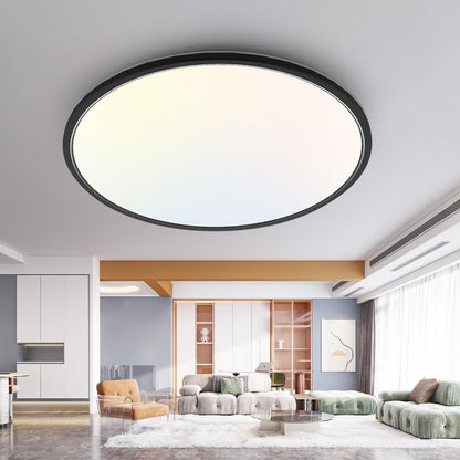 1PACK Black 3 Color Selectable Ceiling Lamp-15.8"