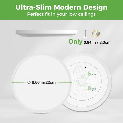 zemty Motion Sensor Light Indoor Flush Mount&nbsp;LED Ceiling Light&nbsp;