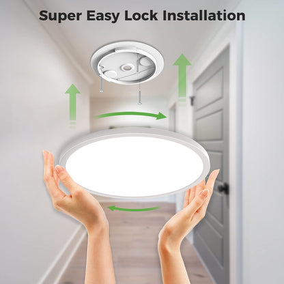 zemty Motion Sensor Light Indoor Flush Mount&nbsp;LED Ceiling Light&nbsp;