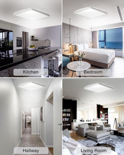zemty square ceiling light multi-room application