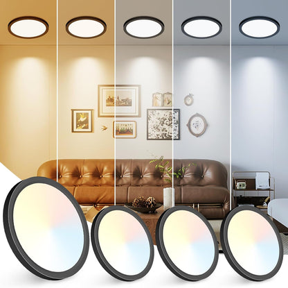 Zemty 5 color temperature round ceiling light pack