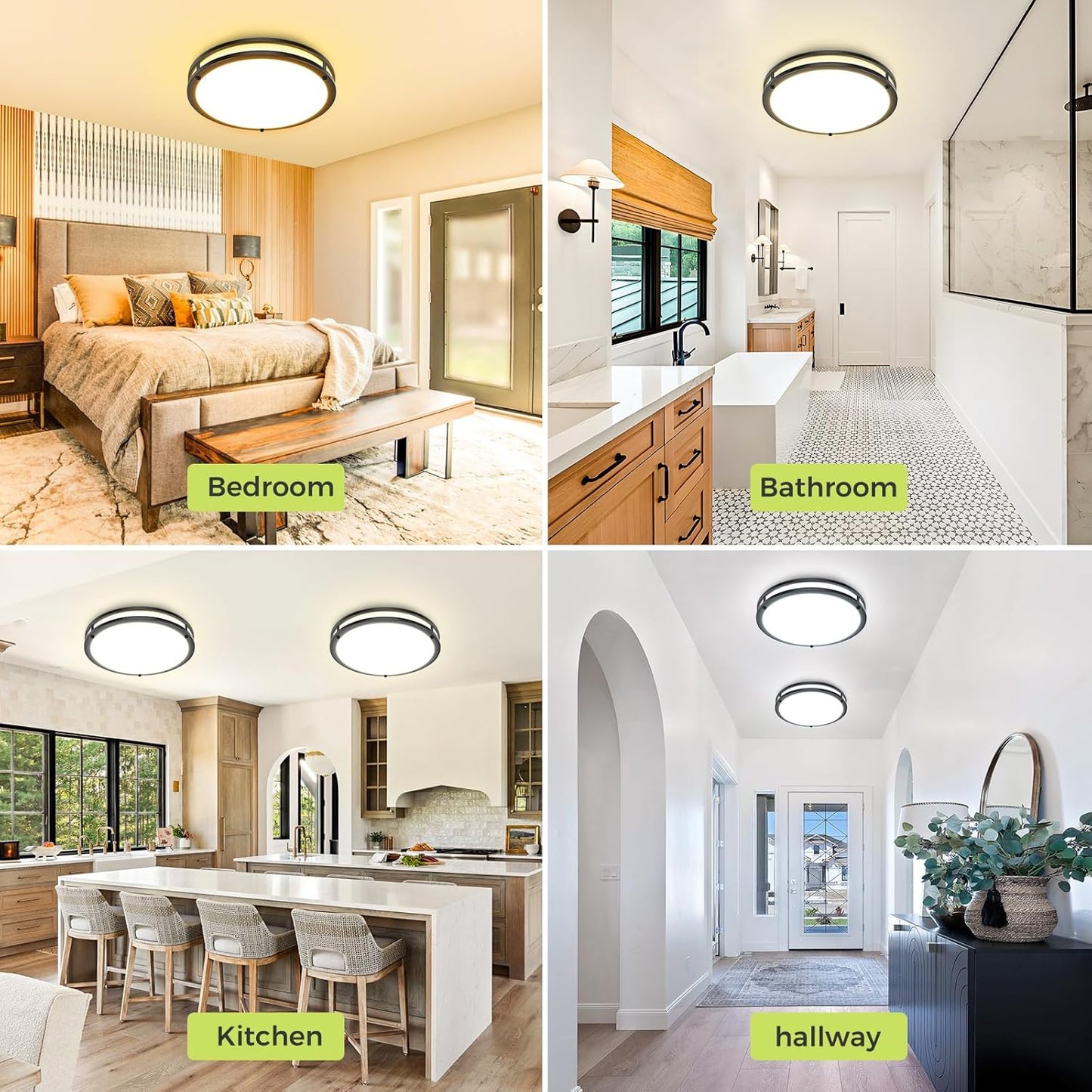 Zemty ceiling light multi-room application scenarios