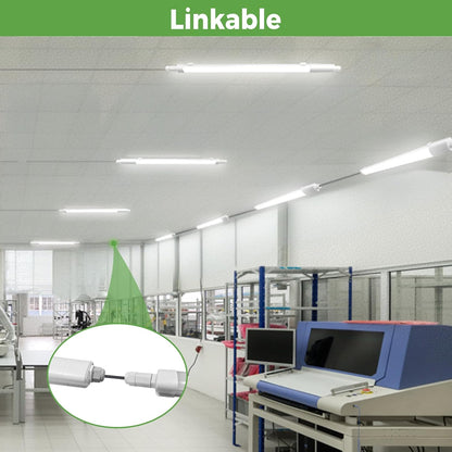 Zemty linkable linear LED light for industrial use