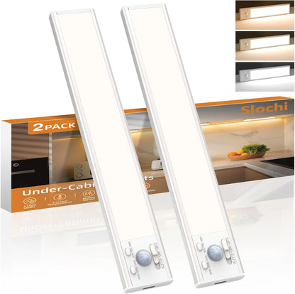 zemty rechargeable under cabinet light with 3 color temperatures