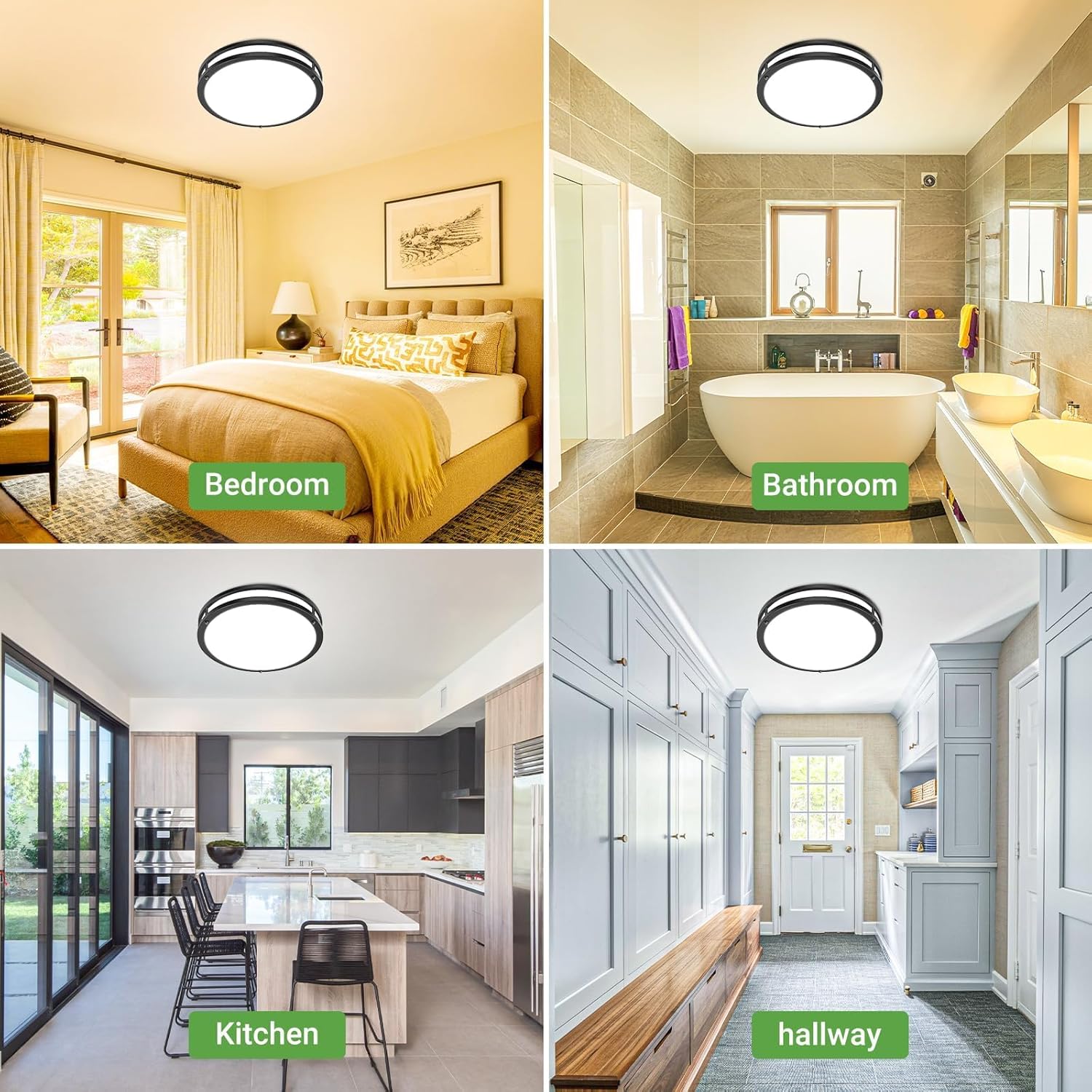 Zemty CL90 ceiling light for bedroom, bathroom, kitchen, hallway and other indoor spaces