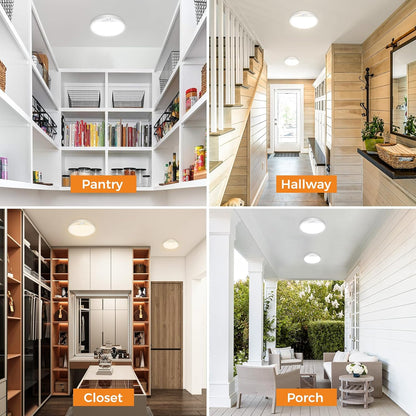 Zemty CLS18S motion sensor ceiling light for pantry, hallway, closet, porch and other indoor spaces
