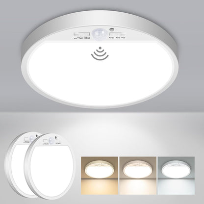 Zemty CLS18S hardwired ceiling light installation guide, requires J-Box, no battery or rechargeable power