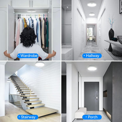 Zemty CS01B motion sensor ceiling light for wardrobe, hallway, stairway, porch and other spaces